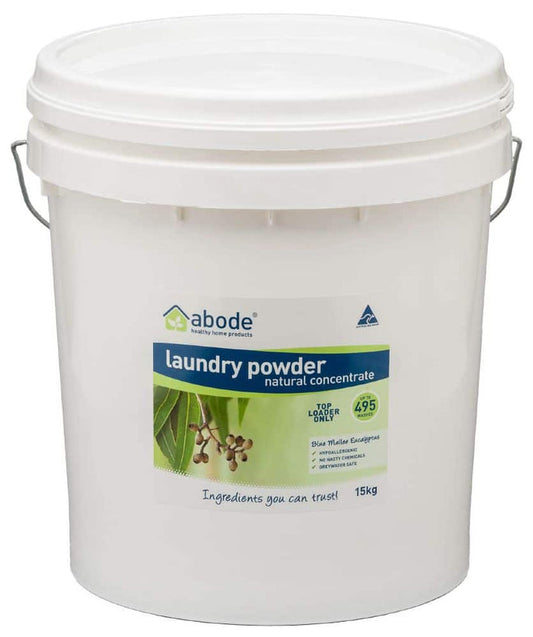Abode Front & Top Loader Eucalyptus Laundry Powder 15kg
