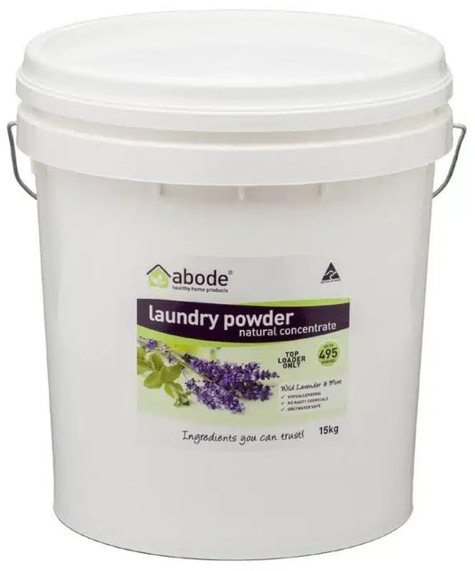 Abode Front & Top Loader Lavender & Mint Laundry Powder 15kg