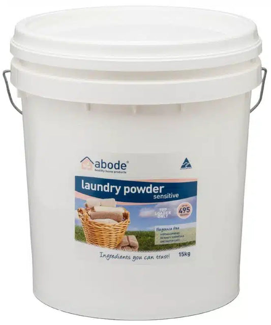 Abode Front & Top Loader ZERO Laundry Powder 15kg