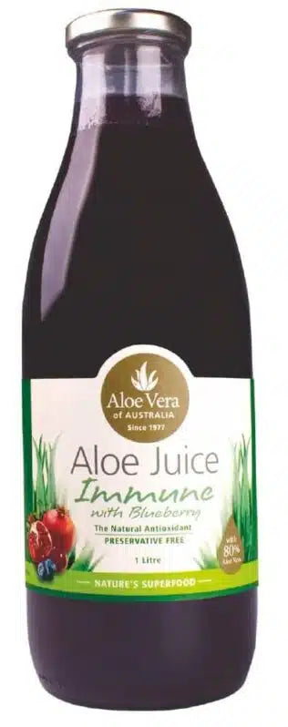Aloe Vera Aloe Recovery Immune with Blueberry G/F Glass 1L