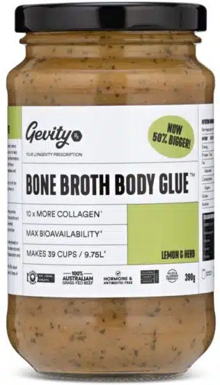 Gevity Rx Bone Broth Body Glue Lemon & Herb G/F 390g