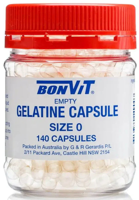 Bonvit Capsules Gelatin 0 size 140c