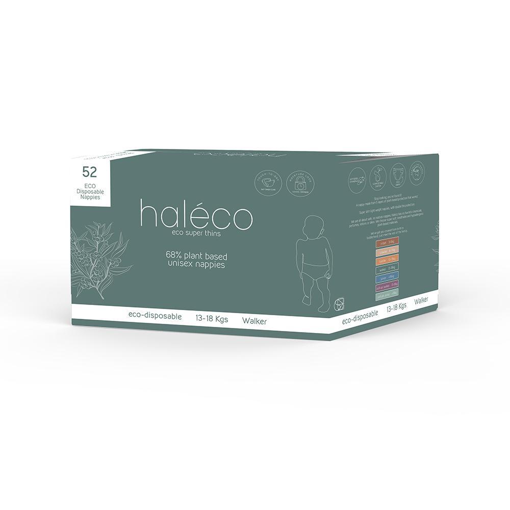 Haleco Walker Nappies (13-18Kg) 52 Pk