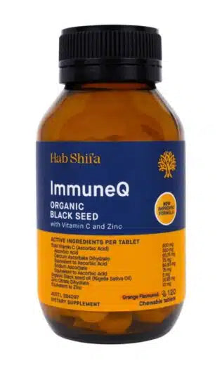 Hab Shifa Immune Q w Vitamin C & Zinc 120c