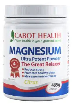 Cabot Health Magnesium Ultra Potent Citrus 200g