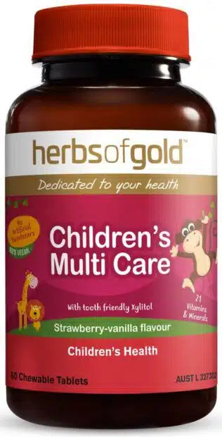 Herbs of Gold Children's Multi Care 60t chewable
