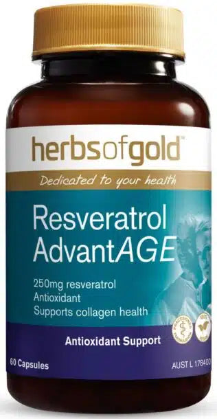 Herbs of Gold Resveratrol AdvantAGE 60c