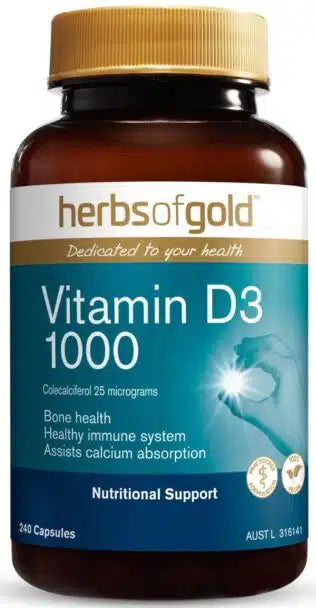 Herbs of Gold Vitamin D3 1000 240c