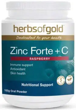 Herbs of Gold Zinc Forte + C 100g