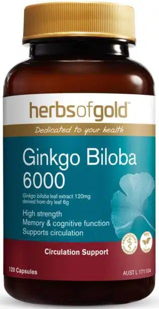 Herbs of Gold Ginkgo Biloba 6000 120c