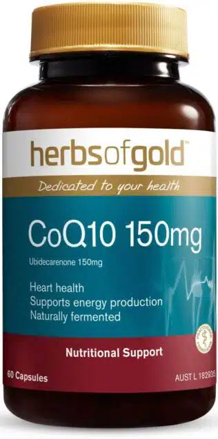 Herbs of Gold CoQ10 150mg 60c