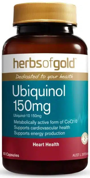 Herbs of Gold Ubiquinol 150mg 60c