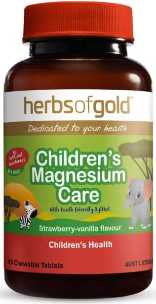 Herbs of Gold Children's Magnesium Care 60t chewable