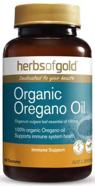 Herbs of Gold Organic Oregano Oil 60c