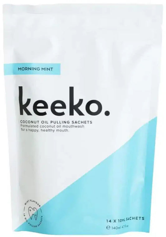Keeko Oil Pulling Sachet MorningMint 140ml
