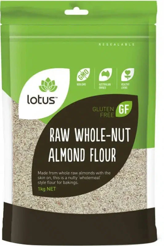 Lotus  Raw Whole-Nut Almond Flour G/F 1kg