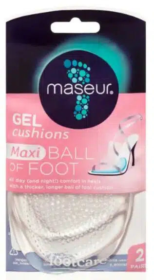 Maseur Footcare Cushion Maxi Gel Insert Twin Pk