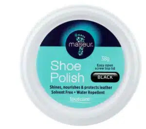 Maseur Footcare Shoe Polish Black 38g