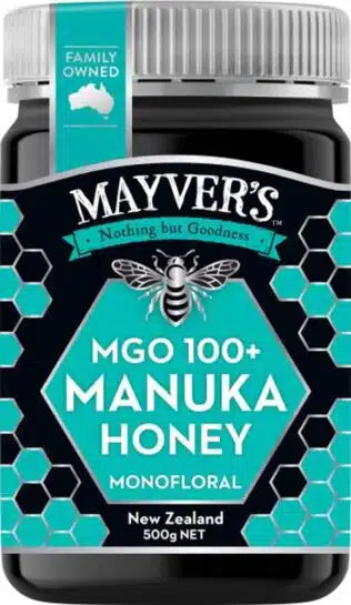 Mayvers MGO 100+ Manuka Honey Monofloral 500g