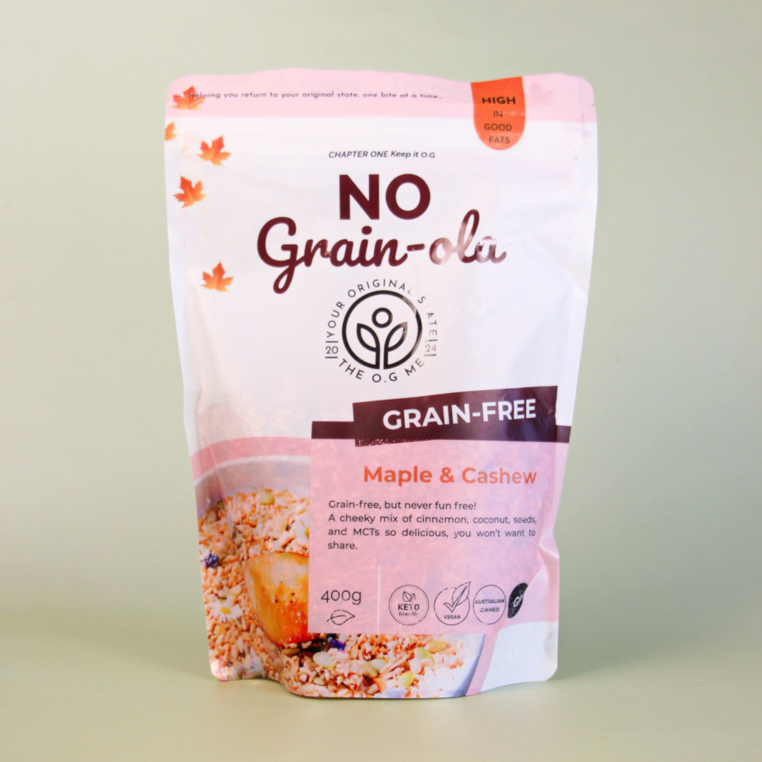 No Grain-ola™ Maple & Cashew | Grain-Free Granola by The O.G Me
