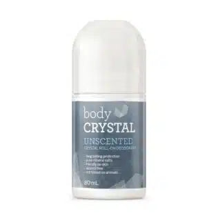 Body Crystal Roll On Deodorant Unscented 80ml