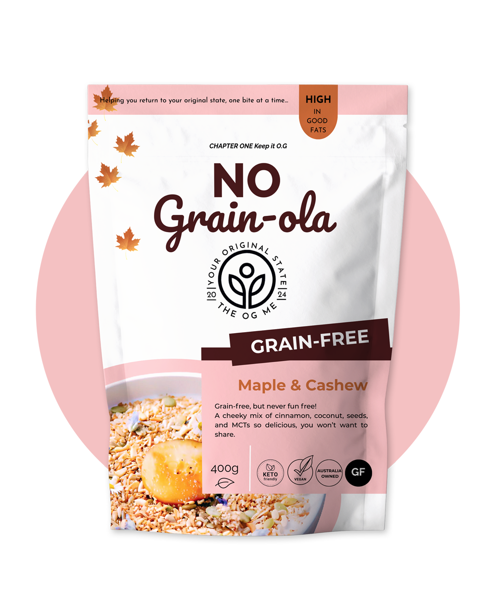 No Grain-ola™ Maple & Cashew | Grain-Free Granola by The O.G Me