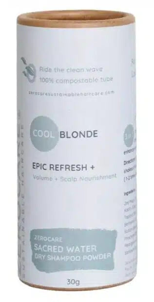 Zerocare Sacred Water Styling Powder Cool Blonde 30g
