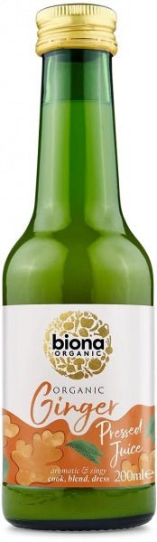 Biona Organic Pressed Ginger Juice 200ml - The O.G Me