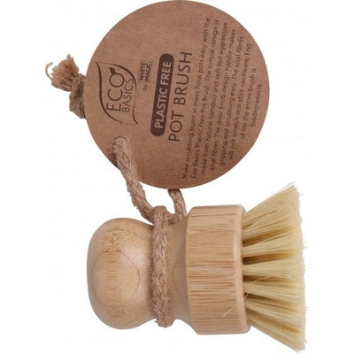 Eco Basics Plastic Free Pot Brush - The O.G Me