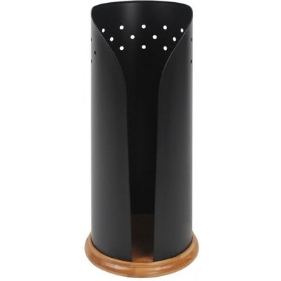 Eco Basics Toilet Roll Holder - Black - The O.G Me