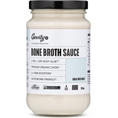 Gevity Rx Bone Broth Sauce Great Guts Mayo G/F 375ml - The O.G Me