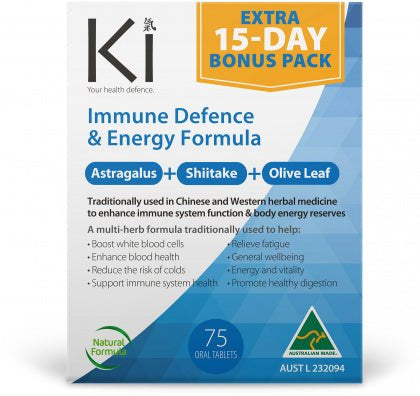 Martin & Pleasance Ki Immune Defence & Energy Formula 75tabs - The O.G Me