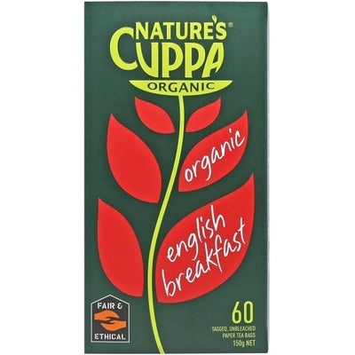 Natures Cuppa Org English Breakfast 60Teabags - The O.G Me