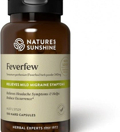 Natures Sunshine Feverfew 340mg 100caps - The O.G Me