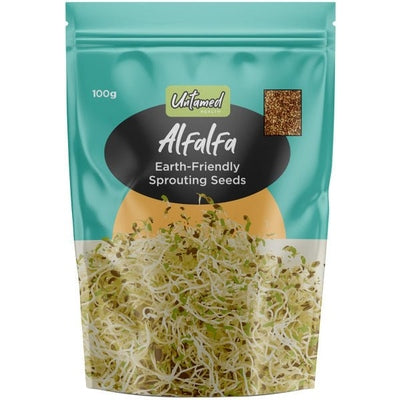 Untamed Alfalfa Earth-Friendly Sprouting Seeds G/F 100g - The O.G Me